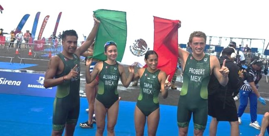MÉXICO SE LLEVA EL ORO EN EL RELEVO MIXTO DE TRIATLÓN