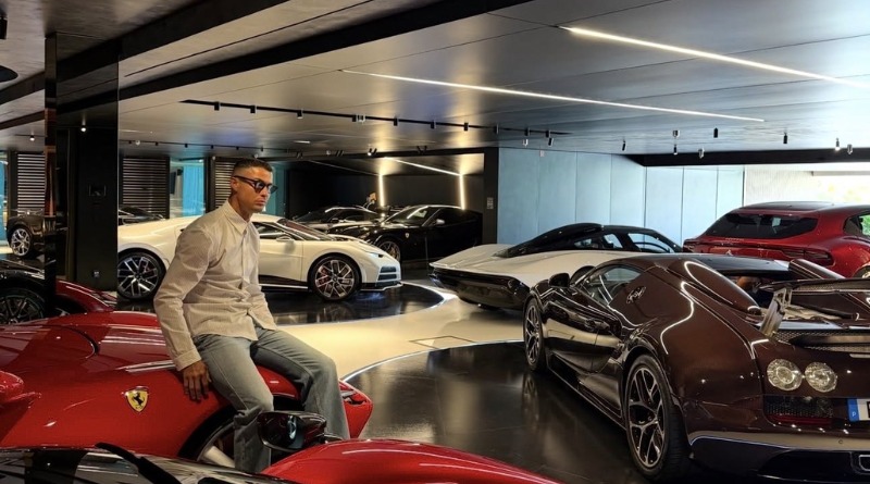 PRESUME CRISTIANO RONALDO SU COLECCIÓN DE AUTOS DEPORTIVOS