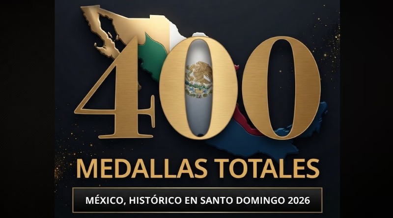 ALCANZA MÉXICO LAS 400 MEDALLAS EN CENTROAMERICANOS