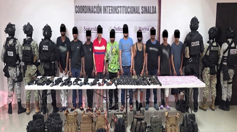 DETIENEN A 7 EXTRANJEROS CON CÉLULA DEL CÁRTEL DE SINALOA