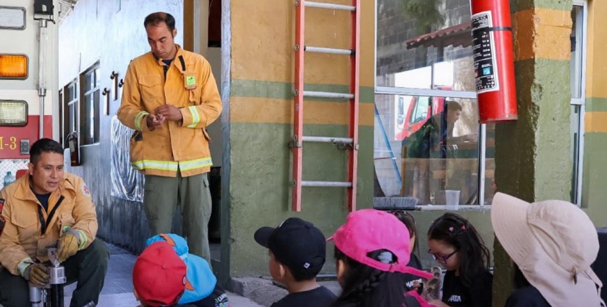 Educación y prevención con Bomberos Voluntarios