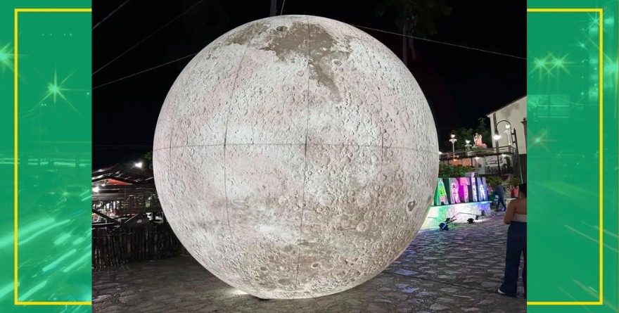 Luna gigante en San Martín