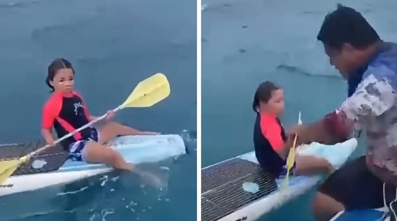 RESCATAN PESCADORES A NIÑA EN ALTAMAR EN LA PAZ, BCS