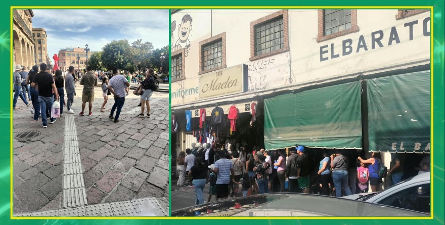 Familias abarrotan Centro Histórico