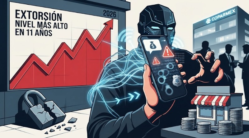 TOCA EXTORSIÓN SU NIVEL MÁS ALTO EN 11 AÑOS