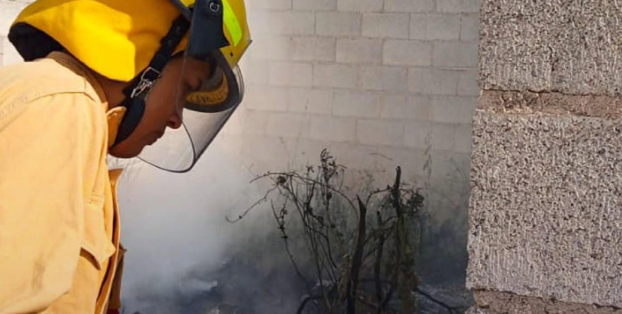 Sofocan incendio en fracc. Guadalupe