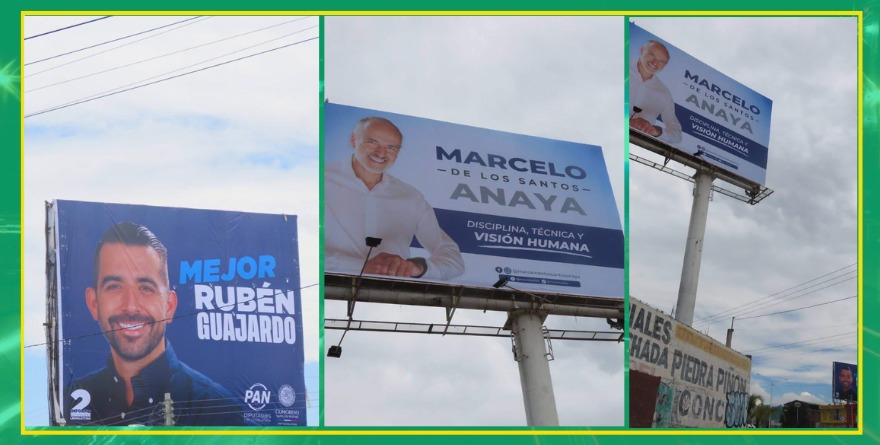 Guajardo y de los Santos ya están en campaña