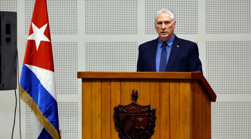 ASEGURA DÍAZ QUE CUBA SALDRÁ VICTORIOSA DEL BLOQUEO DE EU