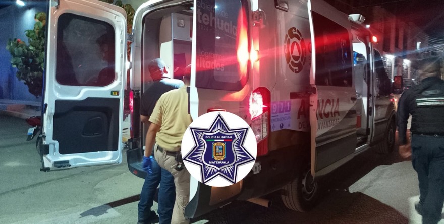 Agentes rescatan a joven lesionado