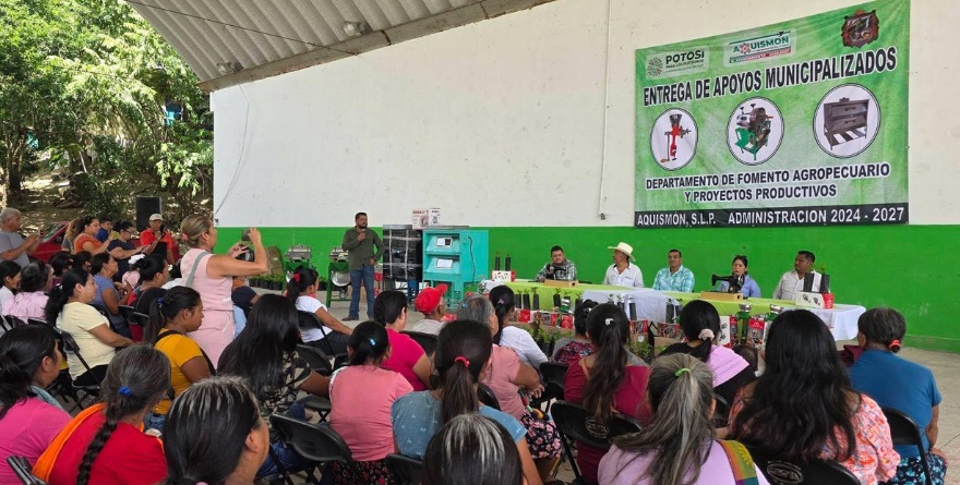 Impulsan los proyectos productivos con apoyos