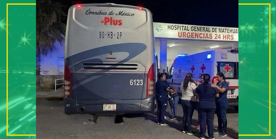 Pasajero fallece dentro de autobús