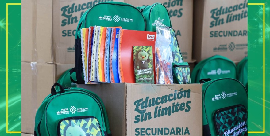 Reparten mochilas nuevas en Cerritos
