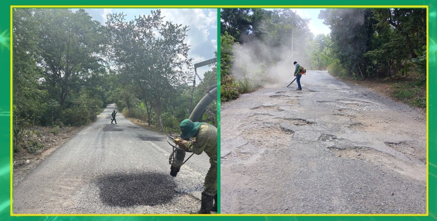 Rehabilitación ruta Axtla-Coxcatlán