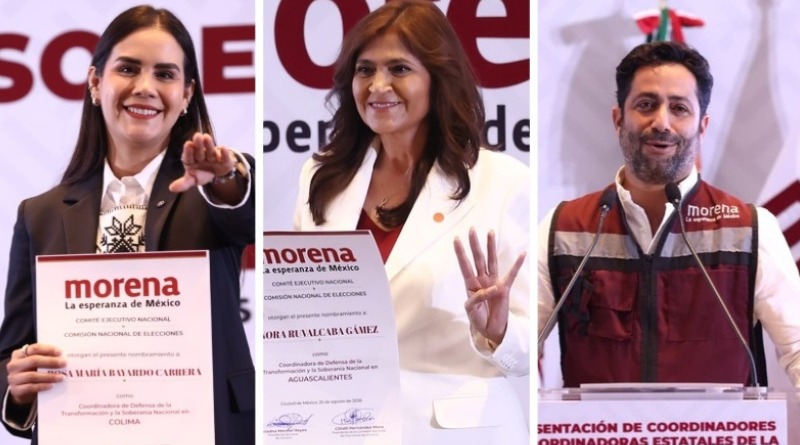 ABRE MORENA 2027: PRESENTA A SUS ASPIRANTES A GUBERNATURAS