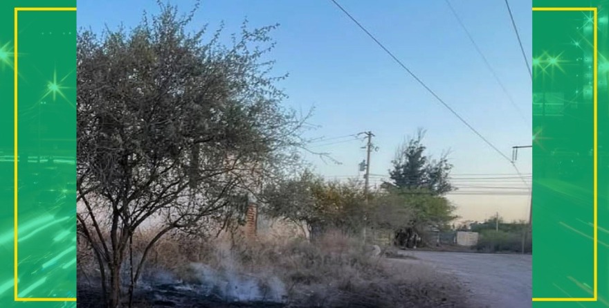 Controlan quema de basura en colonia Cumbres