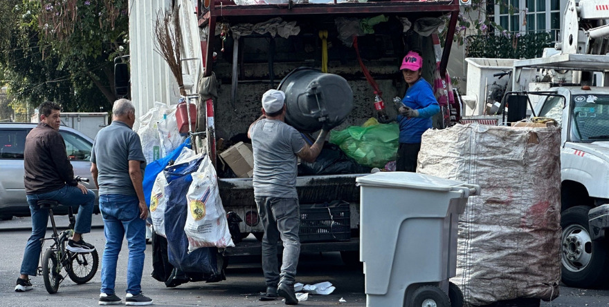 LIDERAN 3 ALCALDÍAS ACOPIO DE BASURA