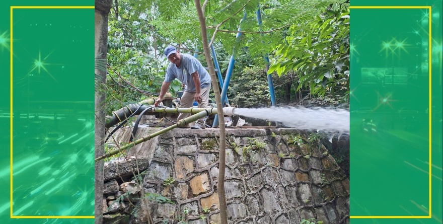 Reparan sistemas de agua en Tanute