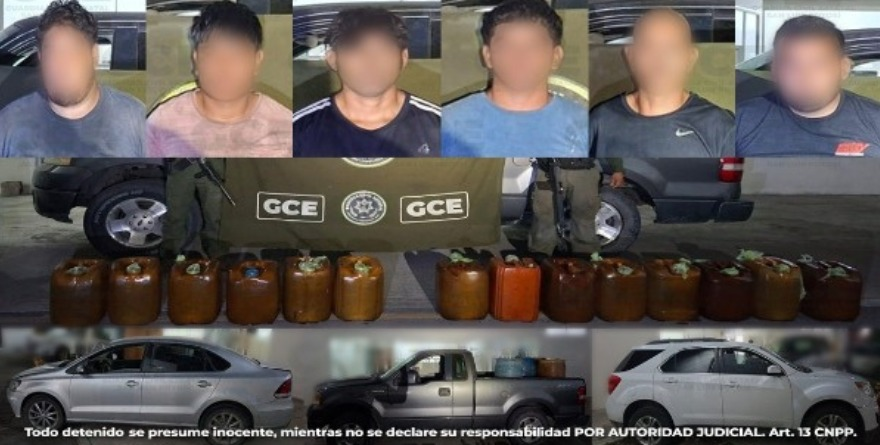 Golpe al huachicol en Tamuín: caen seis