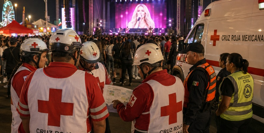 Cruz Roja preparada para concierto de Katy Perry