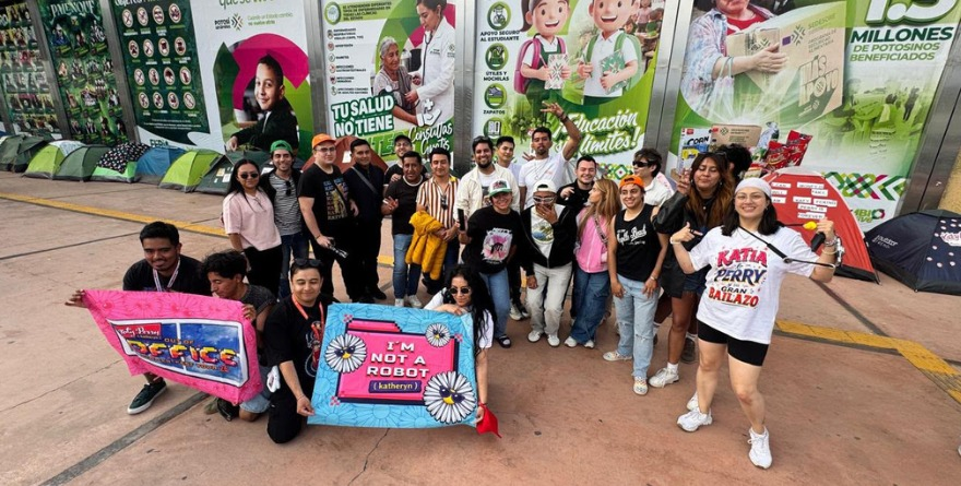 Katy Perry desata histeria colectiva en SLP