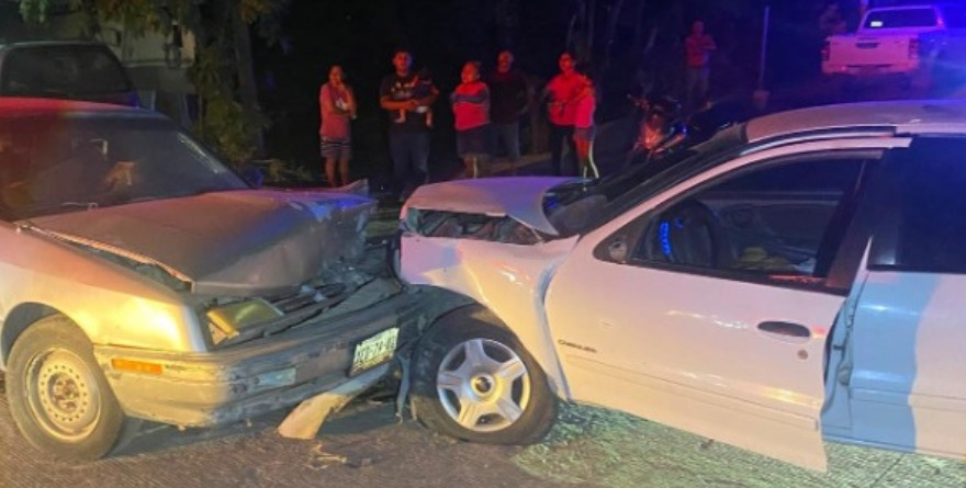 Choca ebrio y cae inconsciente