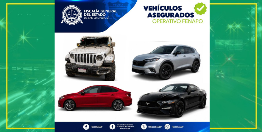 Aseguran 43 autos en FENAPO