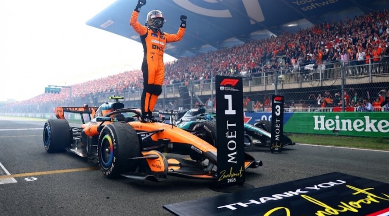 LANDO NORRIS SE QUEDA CON EL GP DE PAÍSES BAJOS
