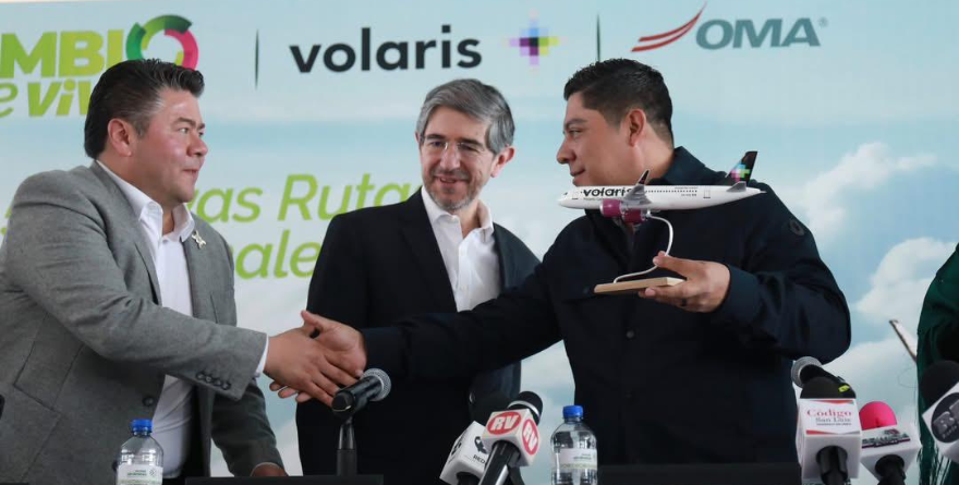 Conectividad aérea en San Luis Potosí crece 22.9% en 2026