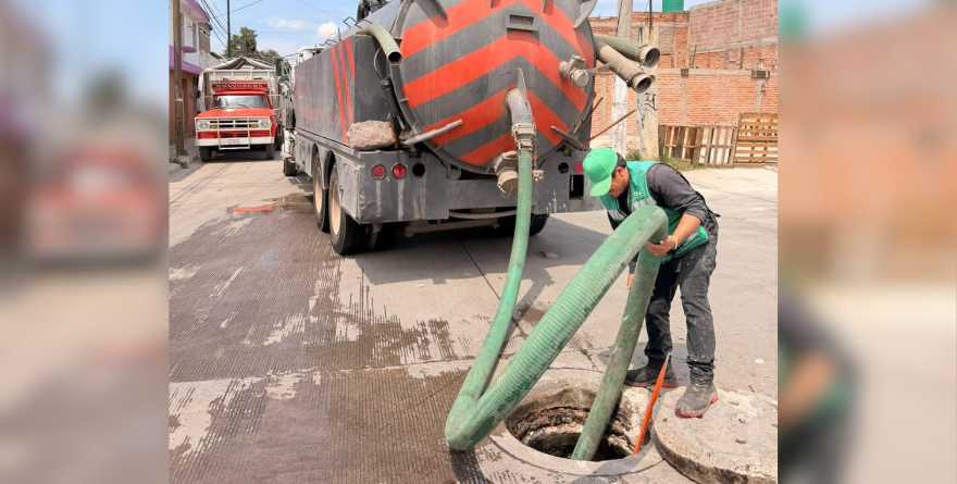Limpieza de drenaje en SLP reduce riesgos de inundación