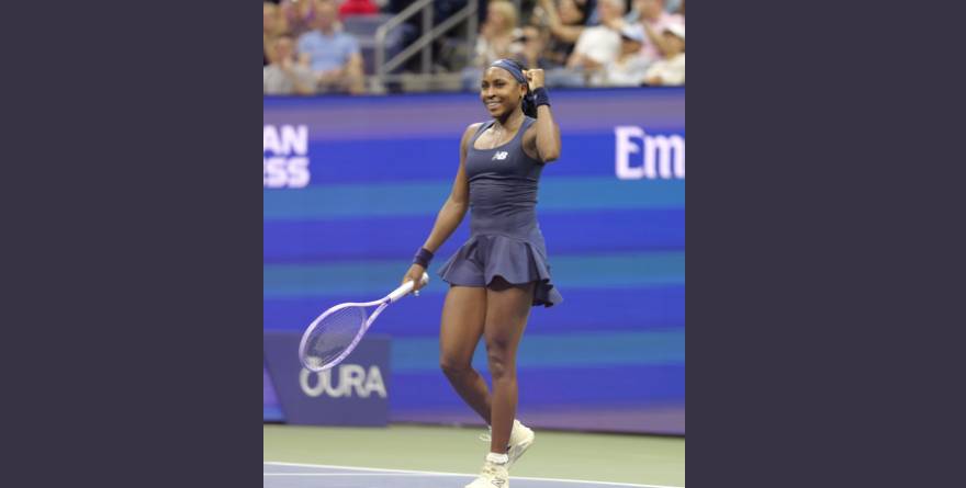 COCO GAUFF EN PLAN ARROLADOR EN EL US OPEN