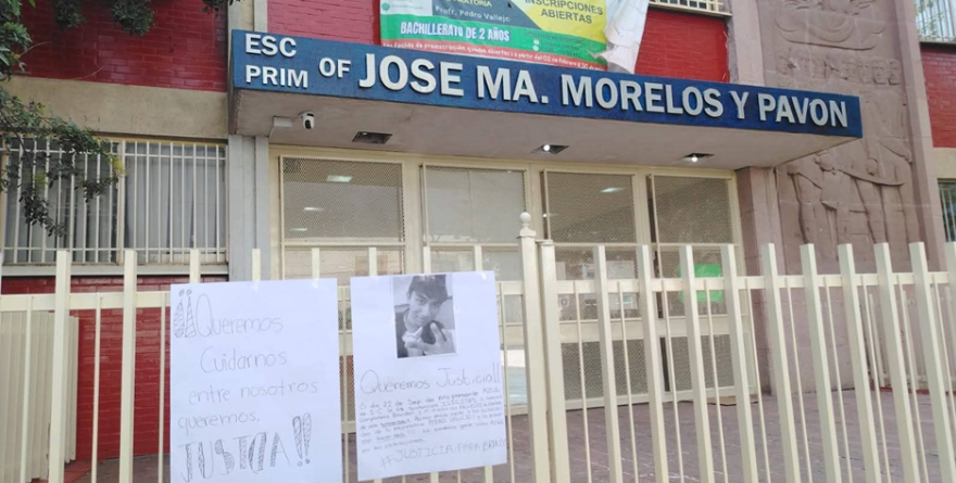 Exigen esclarecer muerte de estudiante en preparatoria