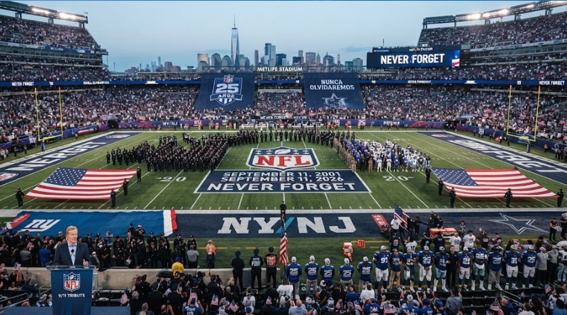 CONMEMORARÁ NFL EL 25 ANIVERSARIO DEL ’11 DE SEPTIEMBRE’