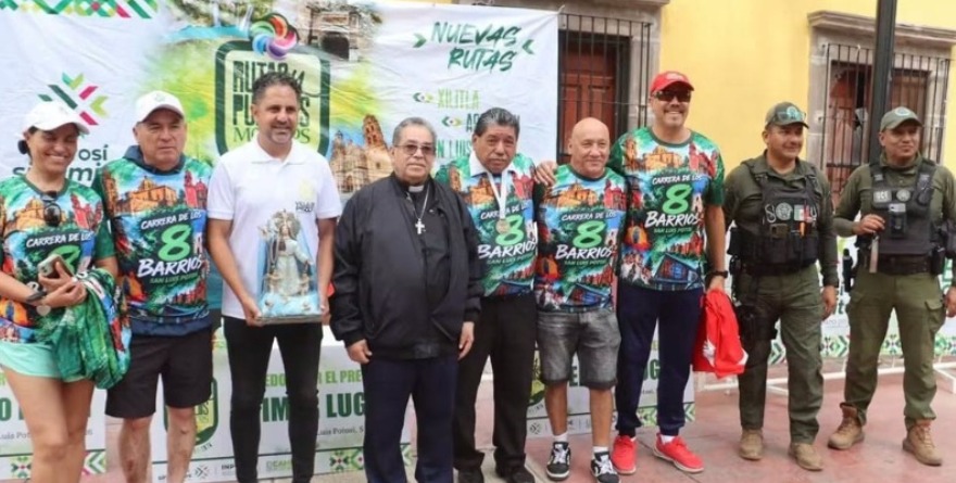 VILLA DE POZOS RECIBE LA ESTAFETA PARA EL SERIAL RUTAS Y PUEBLOS MÁGICOS