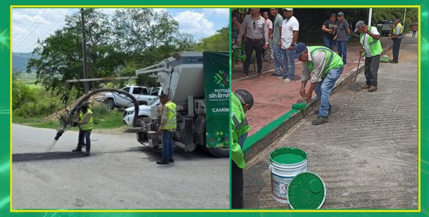 Arranca rescate de espacios en la Huasteca con el programa Enchulando Tu Comunidad