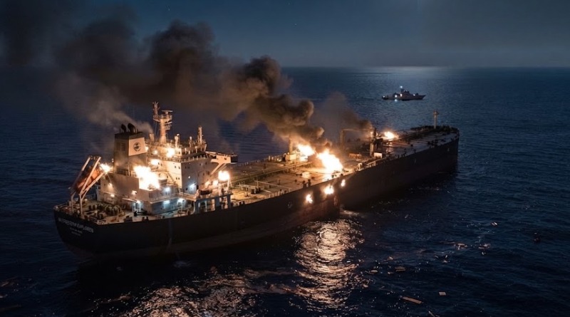 ATACA EU 3 PETROLEROS DE IRÁN EN GOLFO DE OMÁN