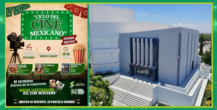 Soledad proyecta cine mexicano