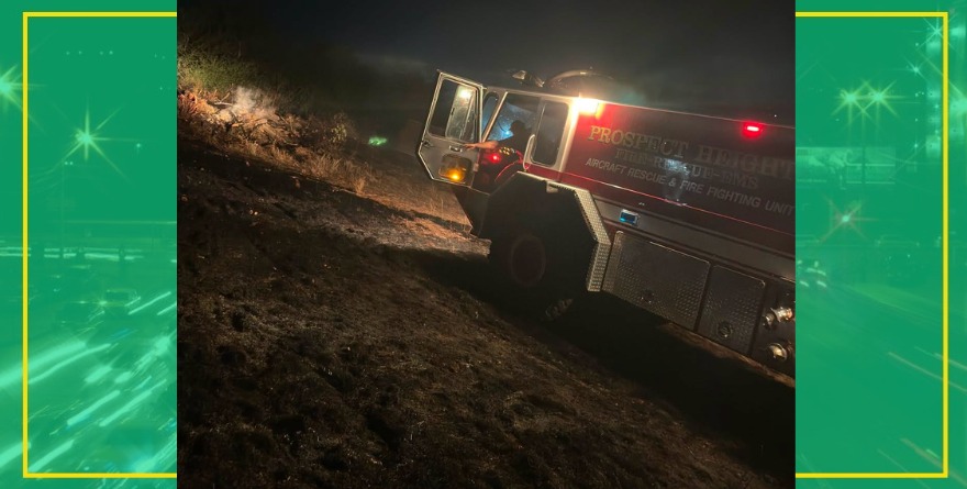 Sofocan incendio de pastizal en El Refugio