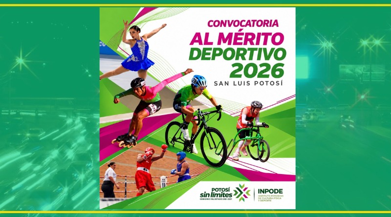 ABREN CONVOCATORIA PARA EL PREMIO AL MÉRITO DEPORTIVO 2026 EN SLP