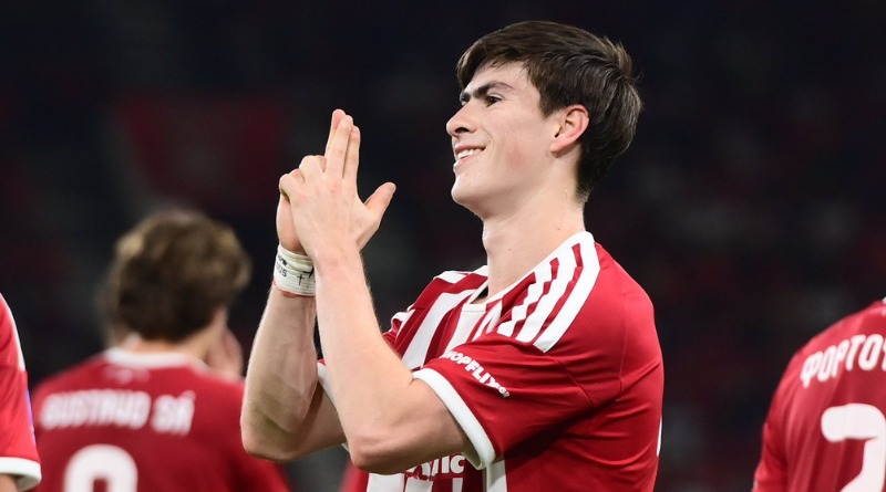 ‘HORMIGA’ GONZÁLEZ ANOTA CON OLYMPIACOS EN LA COPA DE GRECIA