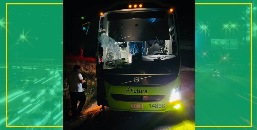 Reportan choque en tramo carretero
