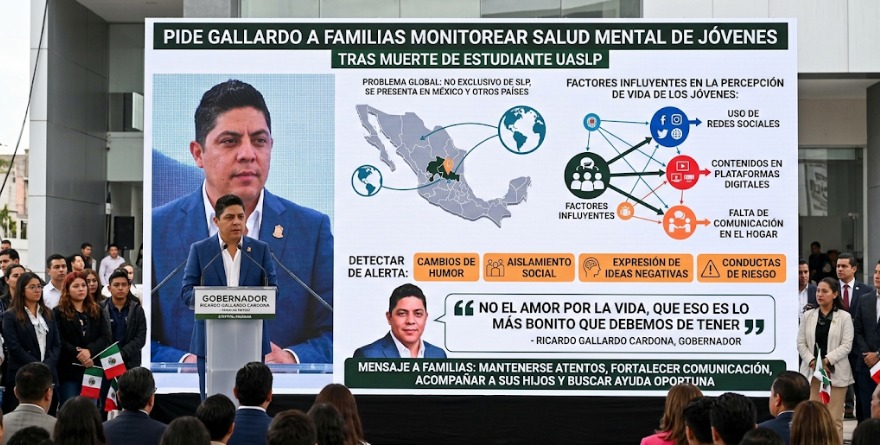 Pide Gallardo a familias monitorear salud mental