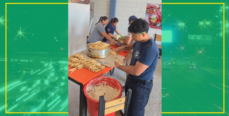 Venta de tamales a beneficio