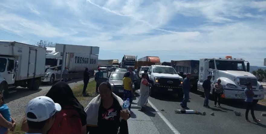 Protesta afecta el tránsito vehicular