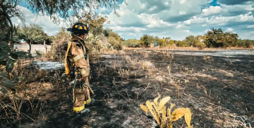 Atienden incendio en El Refugio