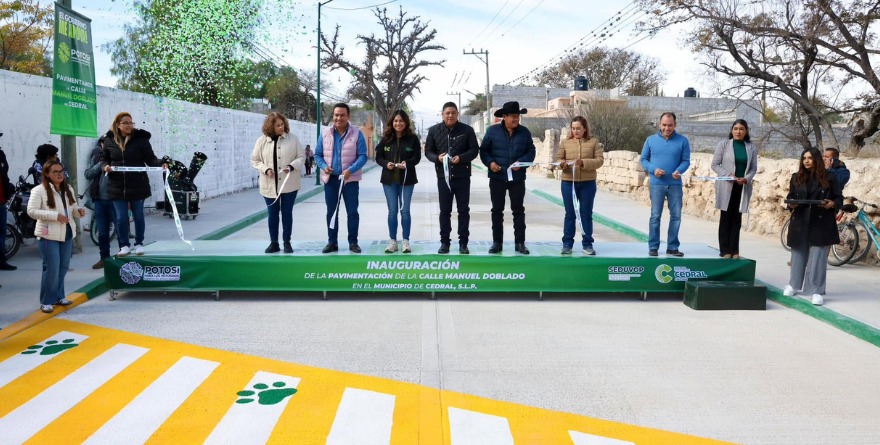 Mandatario detona desarrollo en Cedral