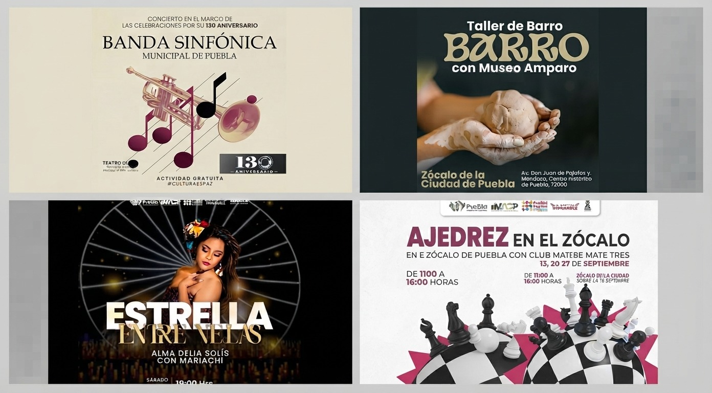 DISFRUTA ACTIVIDADES CULTURALES EN PUEBLA