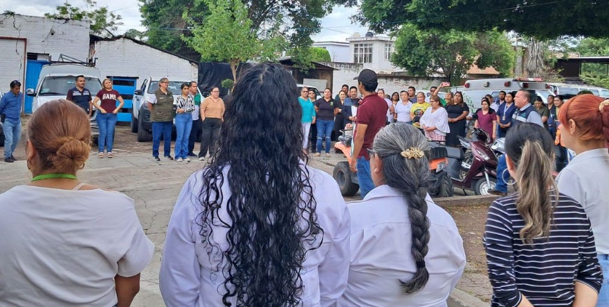 Evacúan inmueble en simulacro nacional