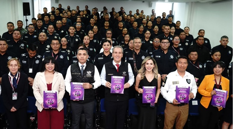 POLICÍAS DE PUEBLA RECIBEN CAPACITACIÓN ESPECIALIZADA