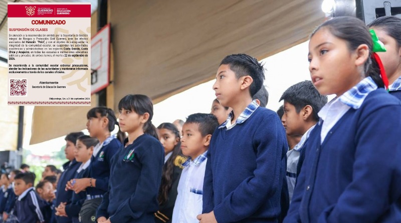 SUSPENDEN CLASES EN GUERRERO
