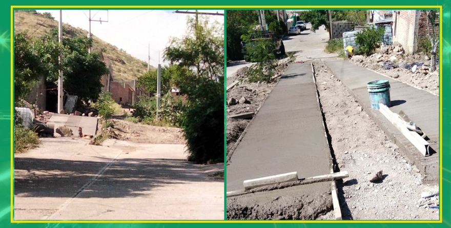Vecinos denuncian pavimentación inconclusa en Santa María del Río